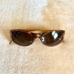 Vintage Y2K Leopard Plastic Mini Sunglasses